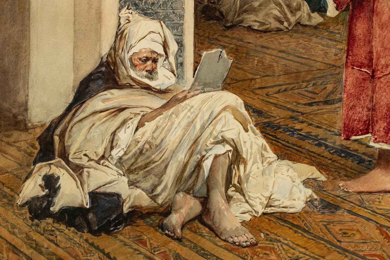 Interno della moschea, 1897, dettaglio